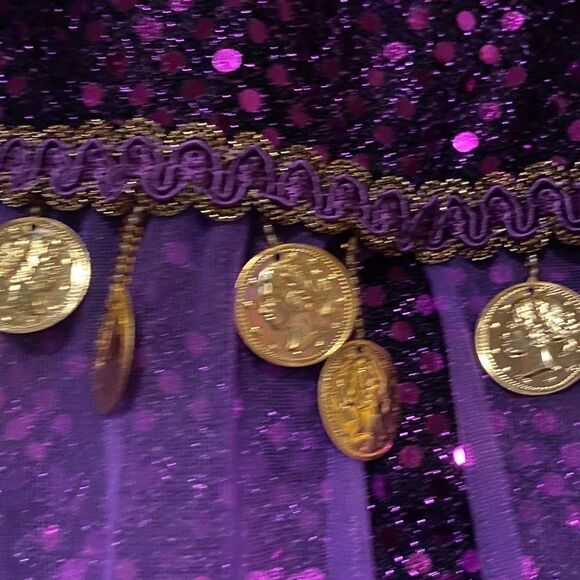 Genie Costume Purple Size XL - Picture 6 of 11